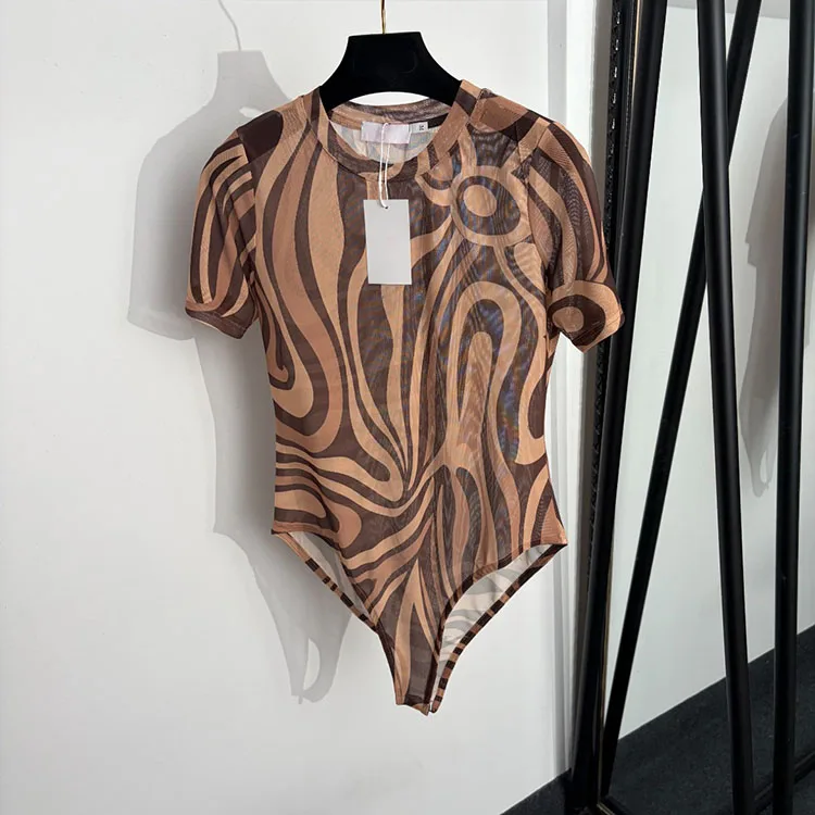 

Designer Summer Sexy Mesh Bodysuit Women's