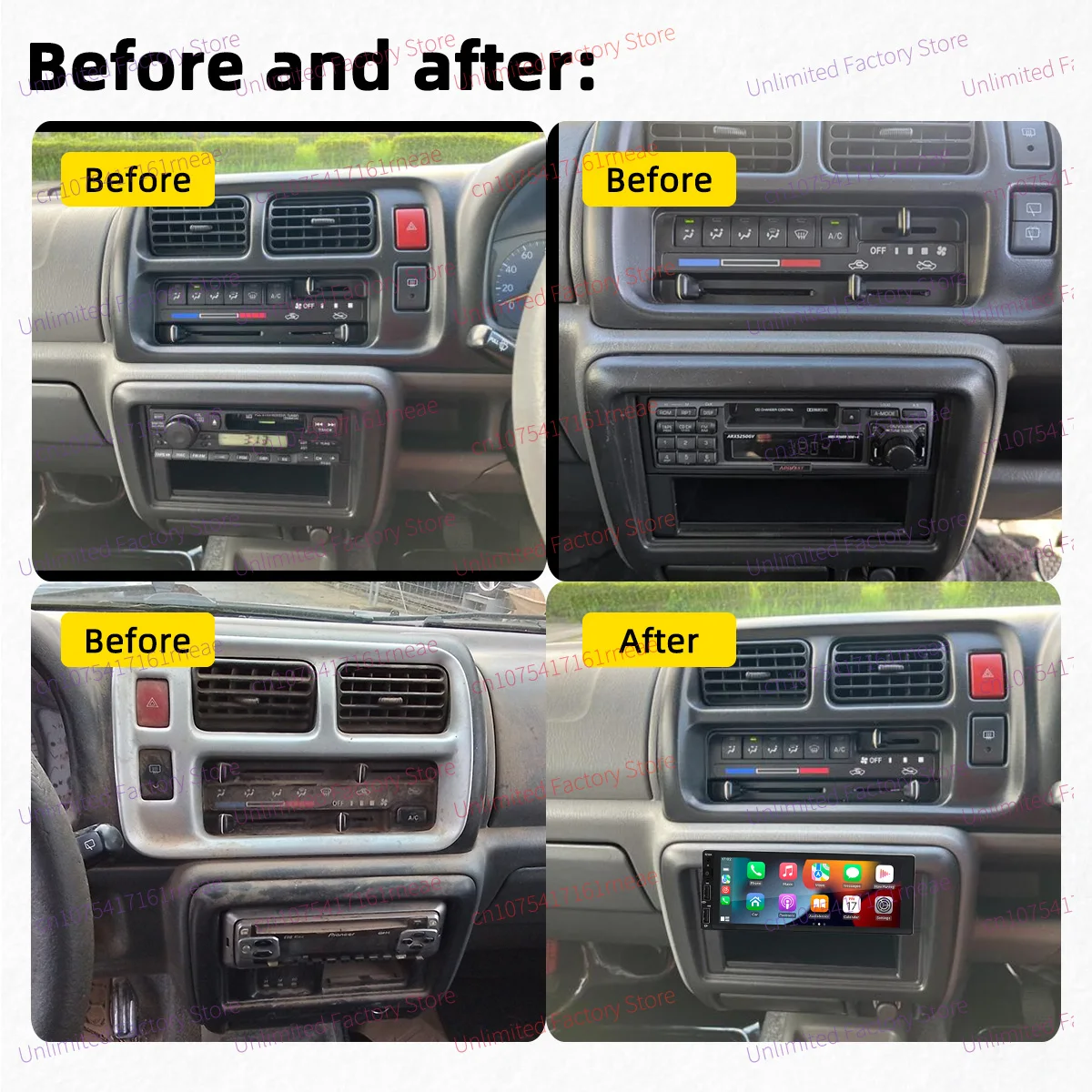 For Suzuki Jimny 1999-2004 6.86