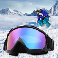 Motorcycle Glasses Windproof Snowboard Goggles Anti-Fog Cycling Sunglasses UV Protection for Winter Outdoor Sport