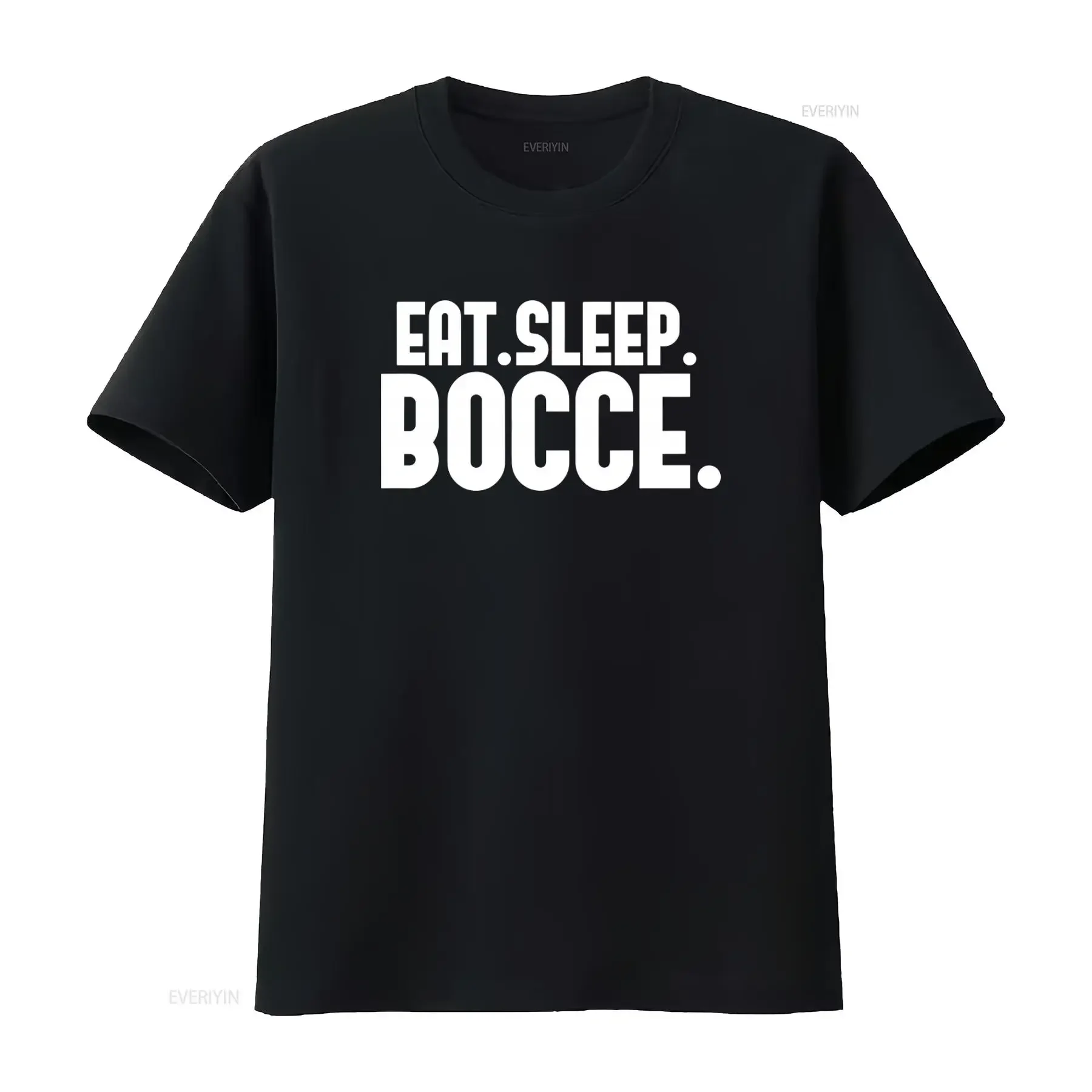 Eat Sleep Bocce T Shirt Funny Ball Game Lover  vintage Washed Stylish Casual homme fashion designer clothes Soft streetwear