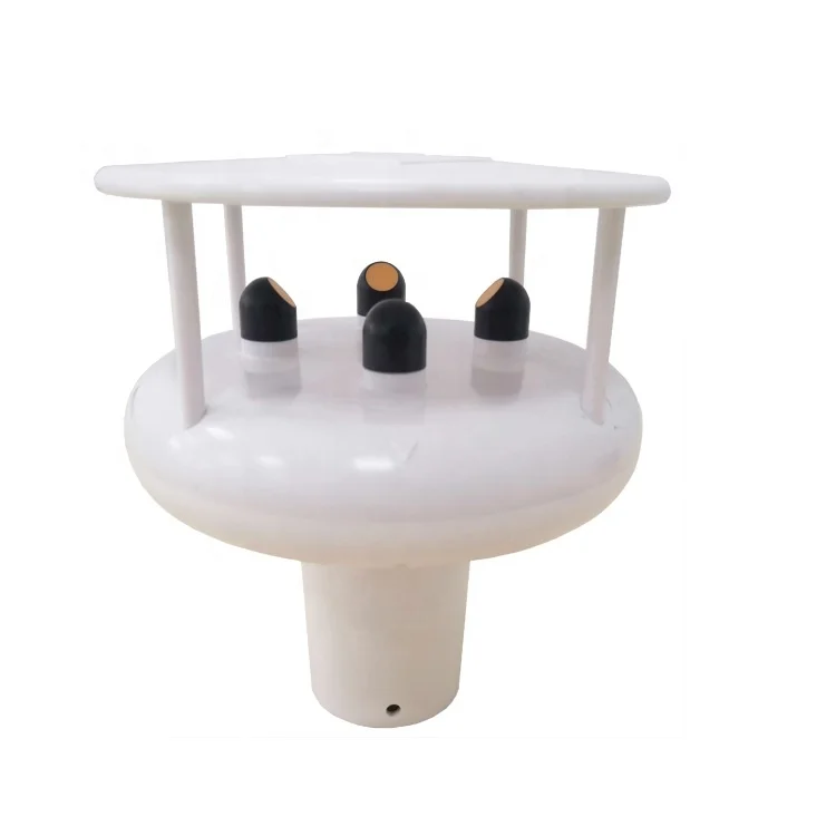CE RS485 Modbus 4-20mA SDI12 Compact Weather Station Instrument Ultrasonic Wind Speed Direction Sensor for Environment