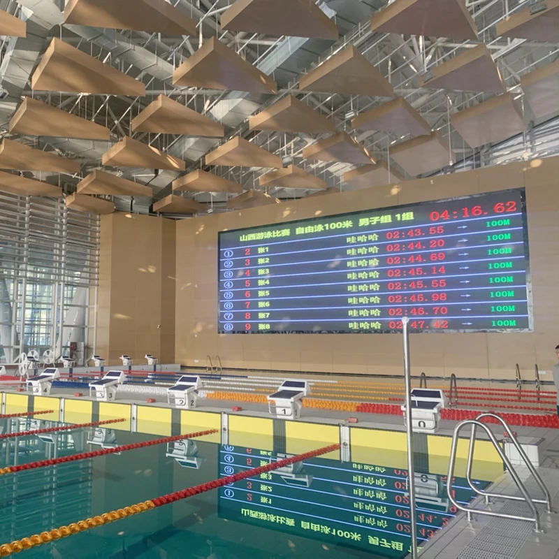 Swimming Timing And Scoring System Led Digital Electronic Scoreboard Touch Pad Panel Touchpad Pool