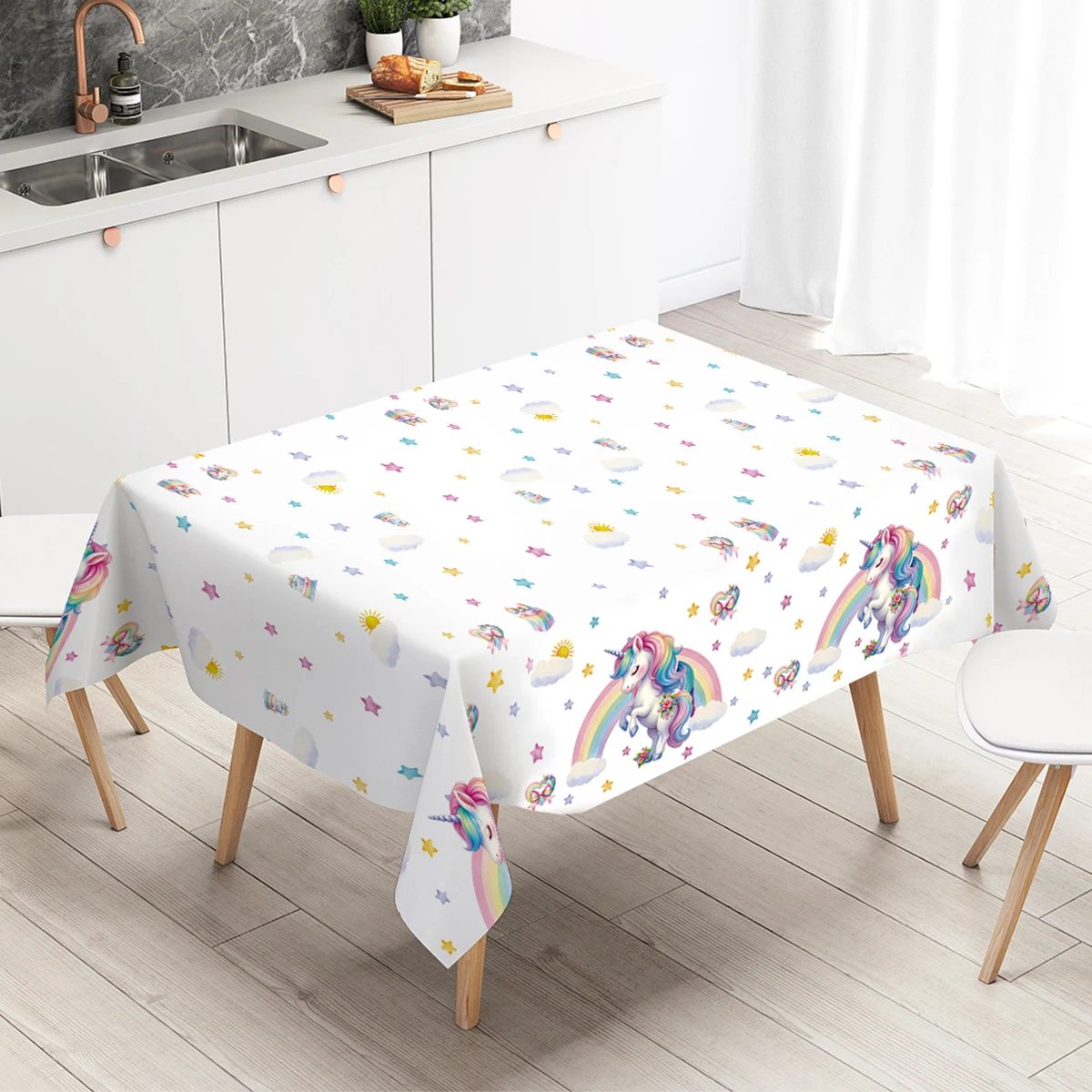 Unicorn Disposable Plastic Tablecloth Unicorn Birthday Party Decor Kids Girl Wedding Birthday Party Supplies Favors Baby Shower