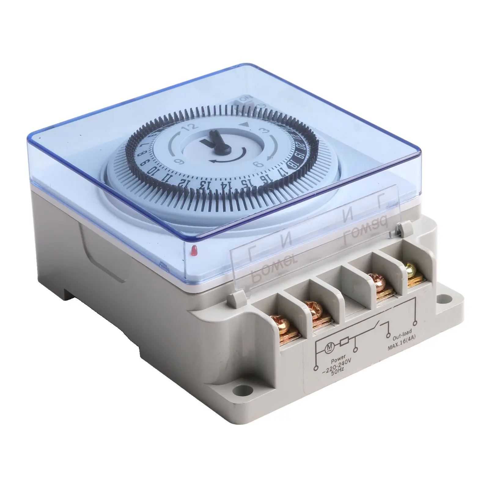 1pcs Mechanical Timer Th195 AC110-240V 50/60Hz Multi-Function Intelligent Timer Water Pump Control Daily Cycle Charging Timer