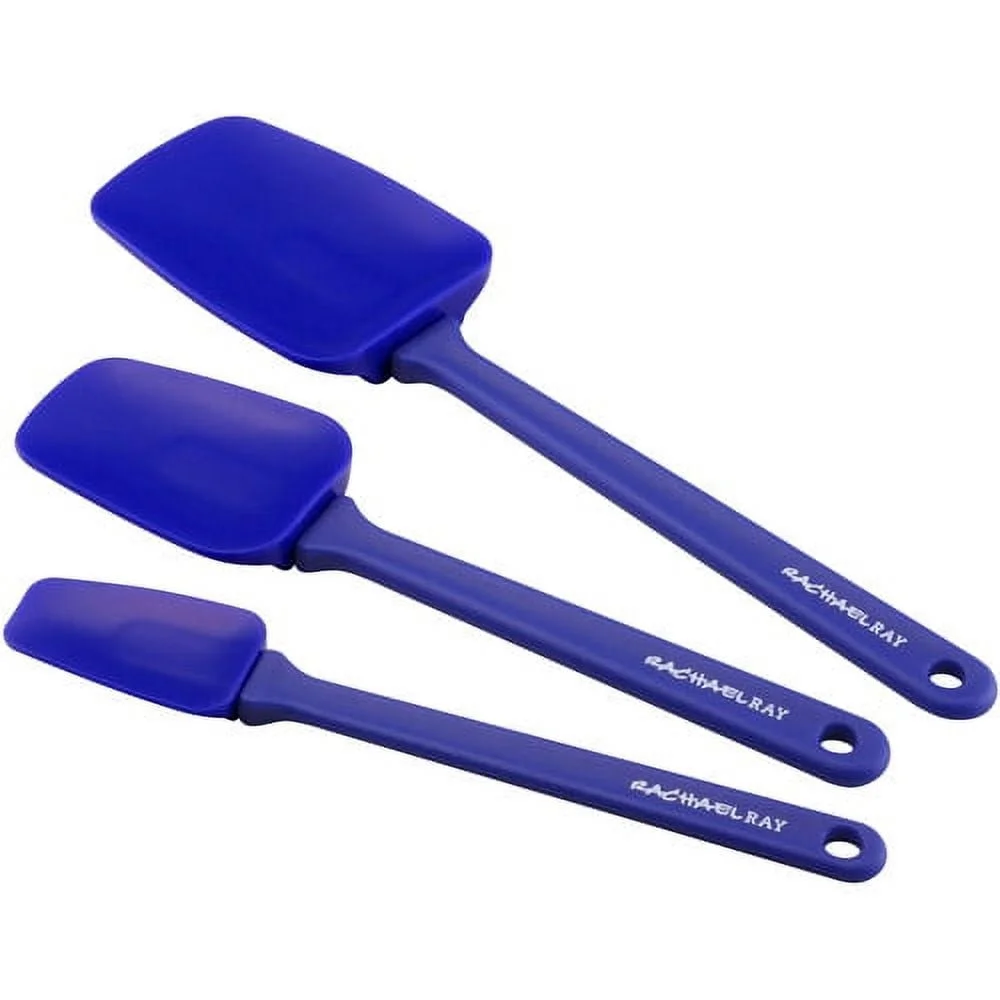 3-Piece Silicone Spoonula Set Nonstick Heat Safe Kitchen Tools Multi-Purpose Cooking Utensils Heat Resistant Scraping Stirring - Image 2