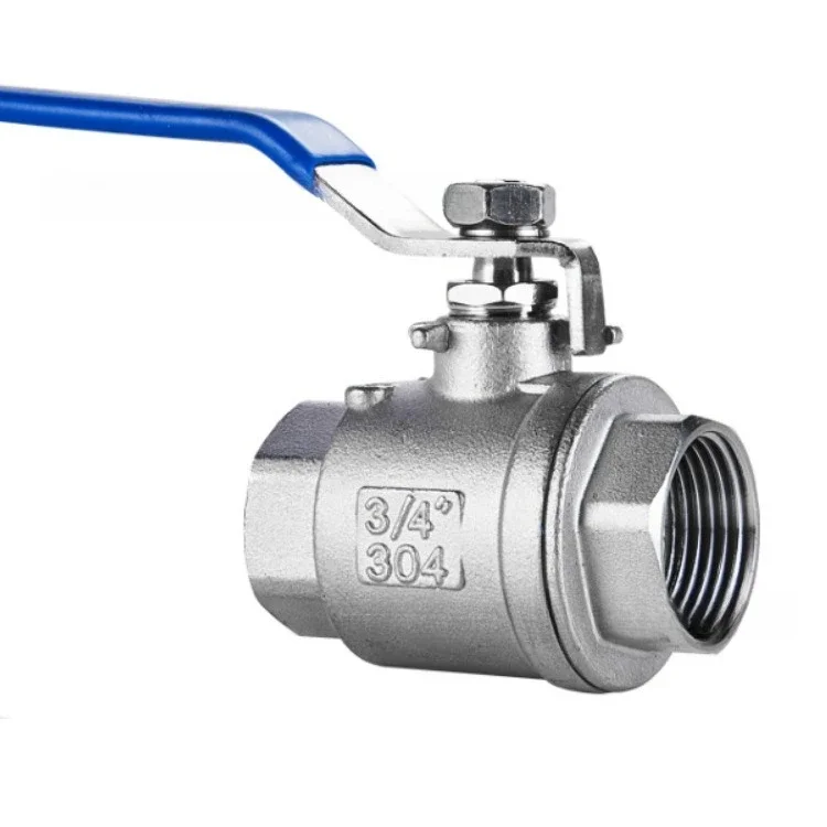 

304/316 Stainless Steel Two-piece Wire Ball Valve Q11F-16P Stainless Steel Two-piece Ball Valve Threaded Ball Valve