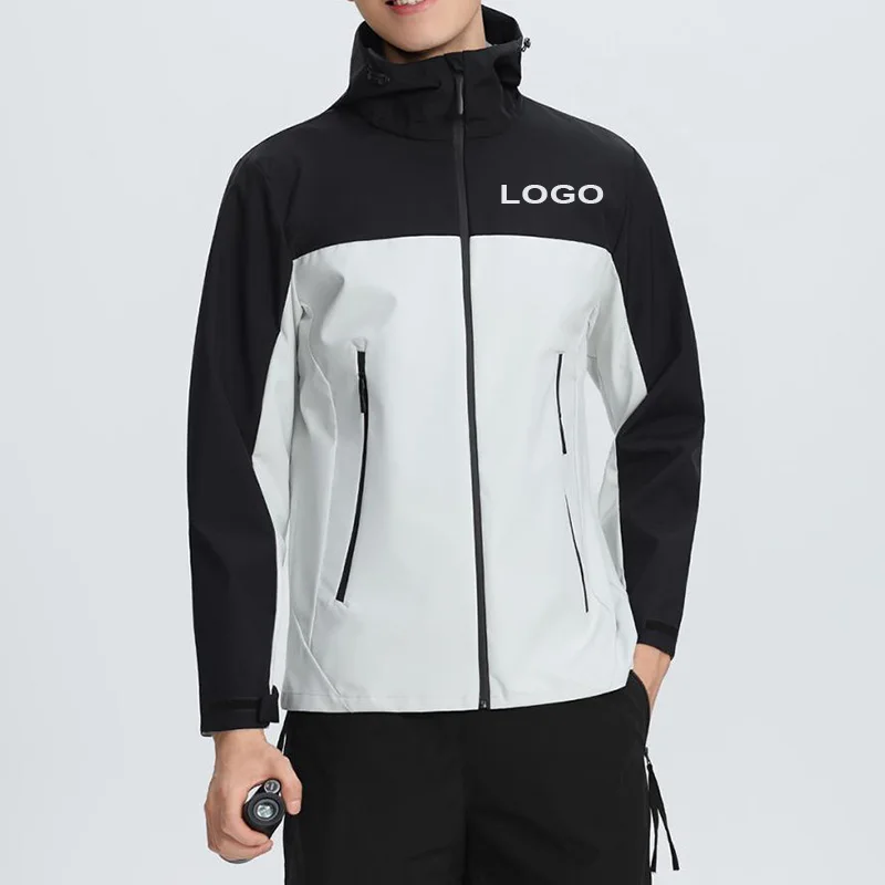 

Custom Print Your Brand Logo Men Women's Waterproof Sports Coats Hiking Camping Skiing Trekking Male Female Jackets Windbreaker