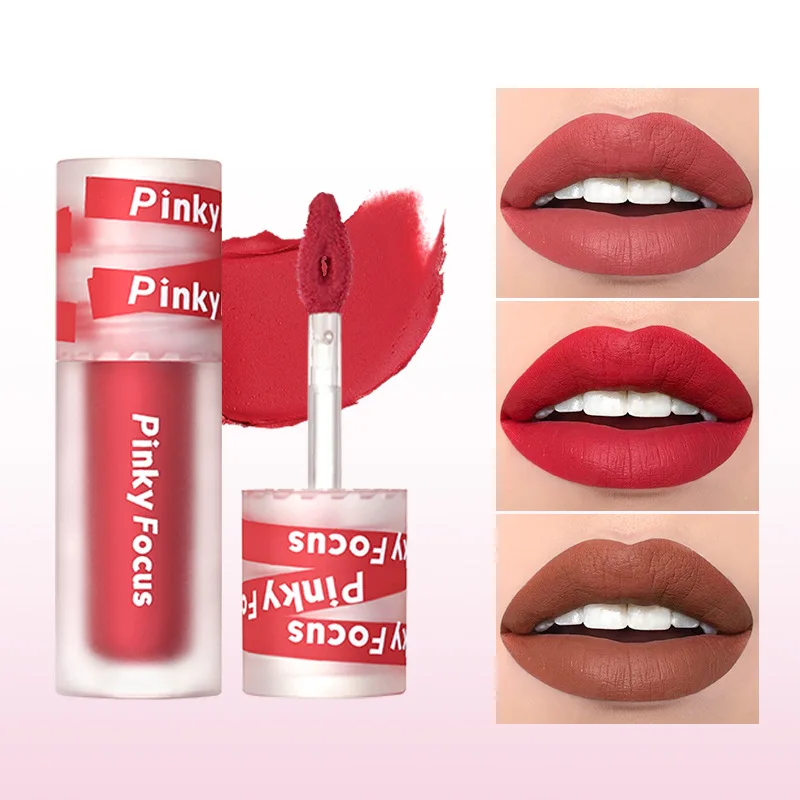 26 Kleuren Waterdichte Matte Lipgloss Nude Fluwelen Vloeibare Lippenstift Langdurige Niet-Plakkerige Cup Sexy Rode Lip Tint Make-Up Cosmetica