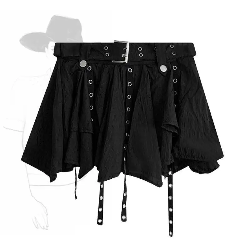 กระโปรงมินิจีบผู้หญิง กระโปรงสไตล์ไมโครแนวราบ กระโปรงเต้นรําระบาย มีให้เลือกหลายสีลายสก๊อตและสีทึบ