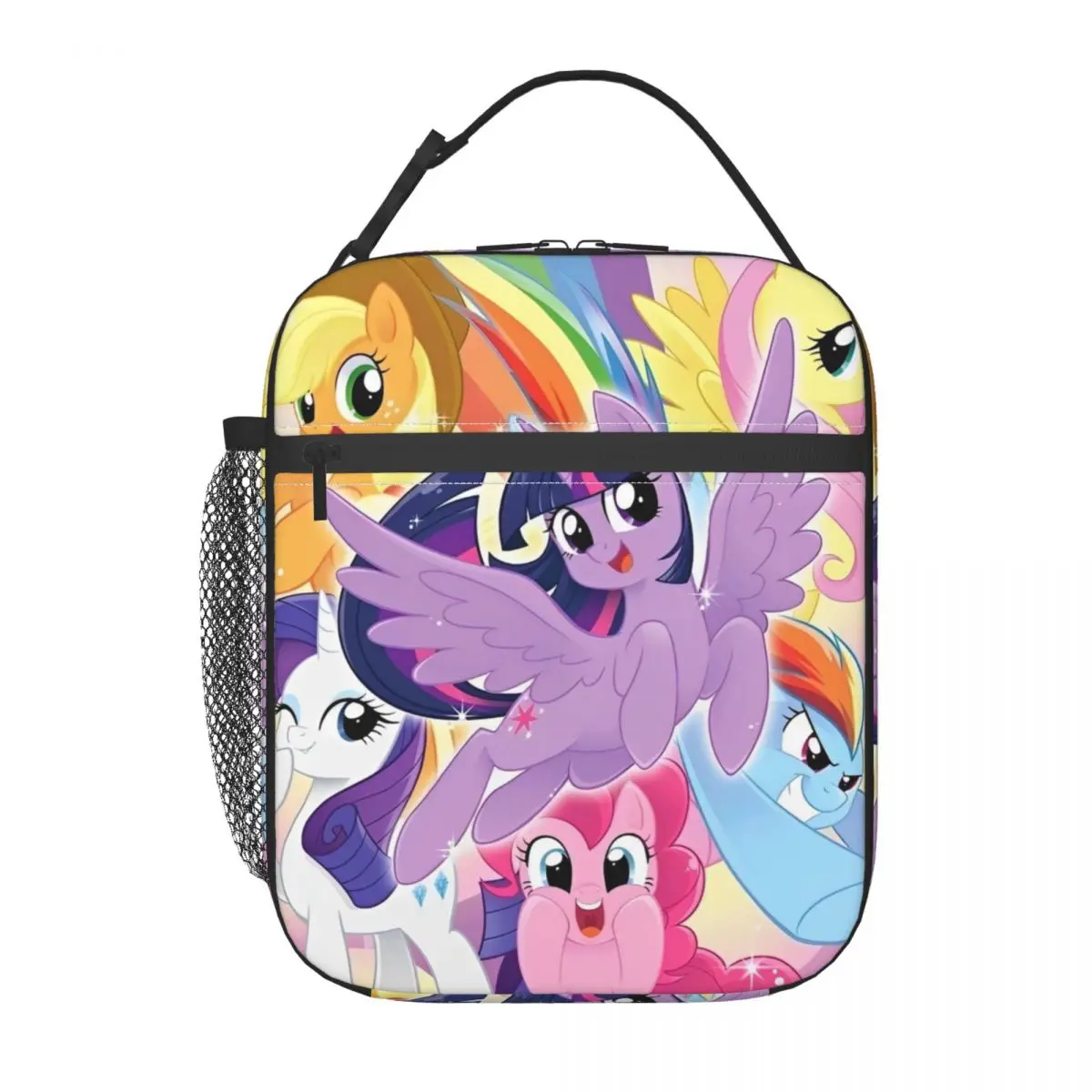 

Little Kawaill Ponys мультфильм аниме изолированные сумки для обеда контейнер для еды портативный термохолодильник ланч-боксы для работы