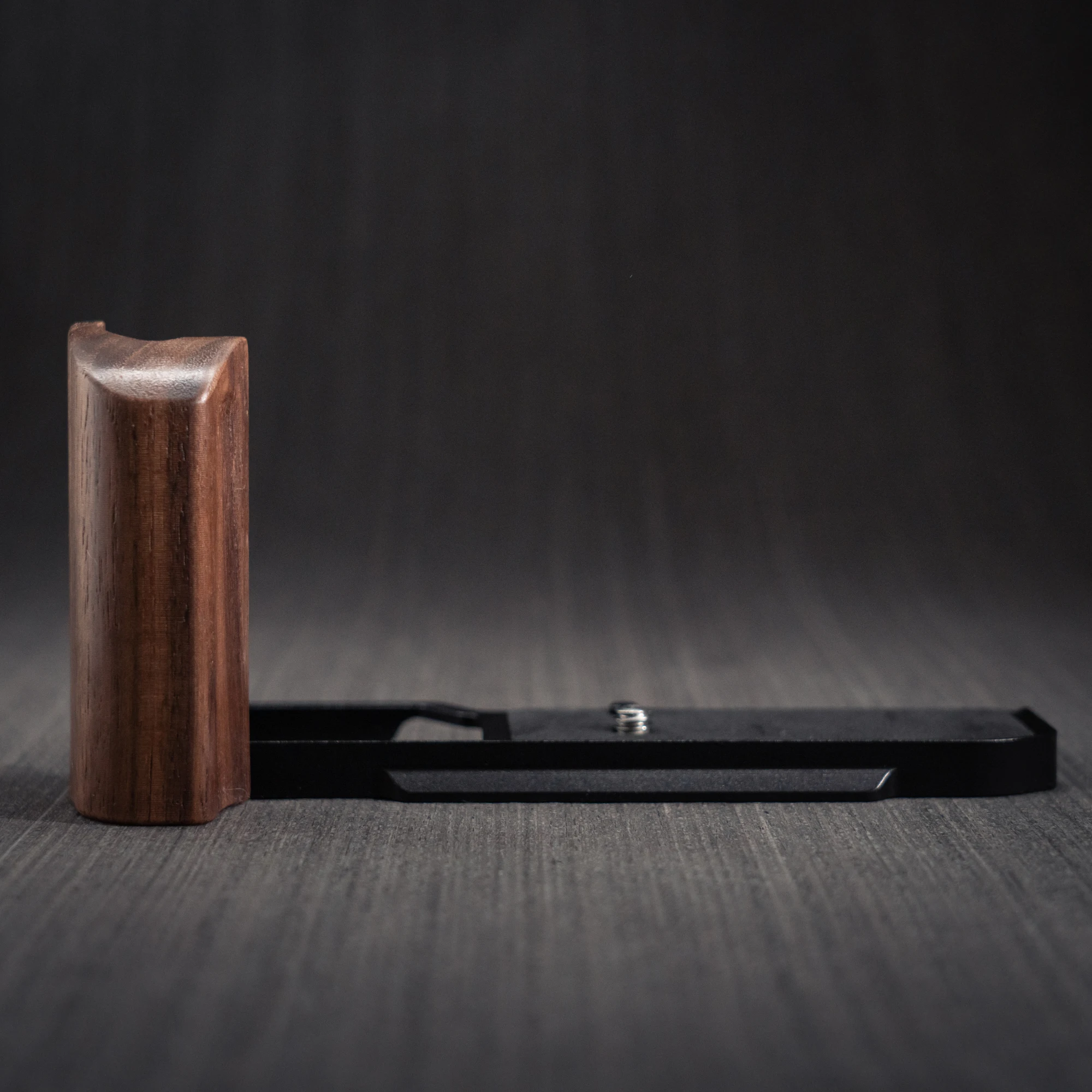 YUWOOD الخشب الصلب L قبضة الجوز خشب الصندل مقبض الكاميرا لكاميرات نيكون ZF الرقمية