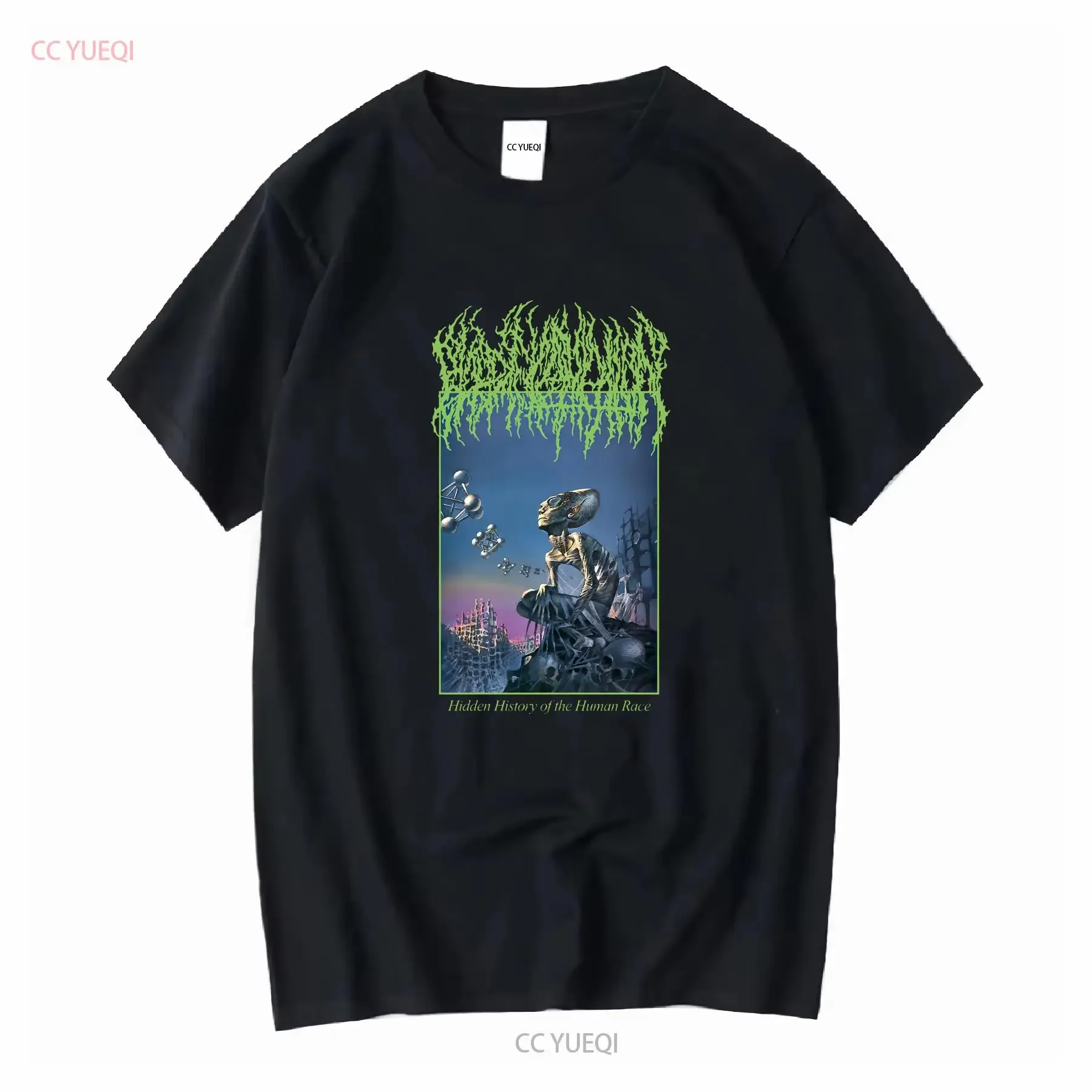 Blood Incantation Hidden History Of The Human Race T Shirt Full Size S 5XL vintage Washed Stretched streetwear Slightly