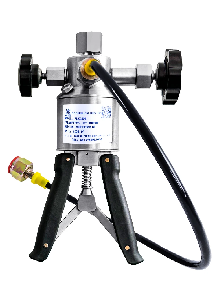 AILEIKE ALKS506 Manual pressure calibrator handheld Hydraulic Pressure Pump  marine pressure calibrator 0-700bar