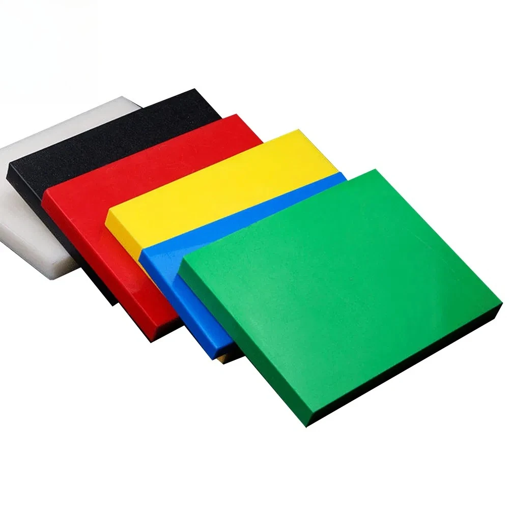 

Thick Nylon PA6 board Cushion block black blue white pad thickness 10mm 20mm 60mm Machining materials Can be customized