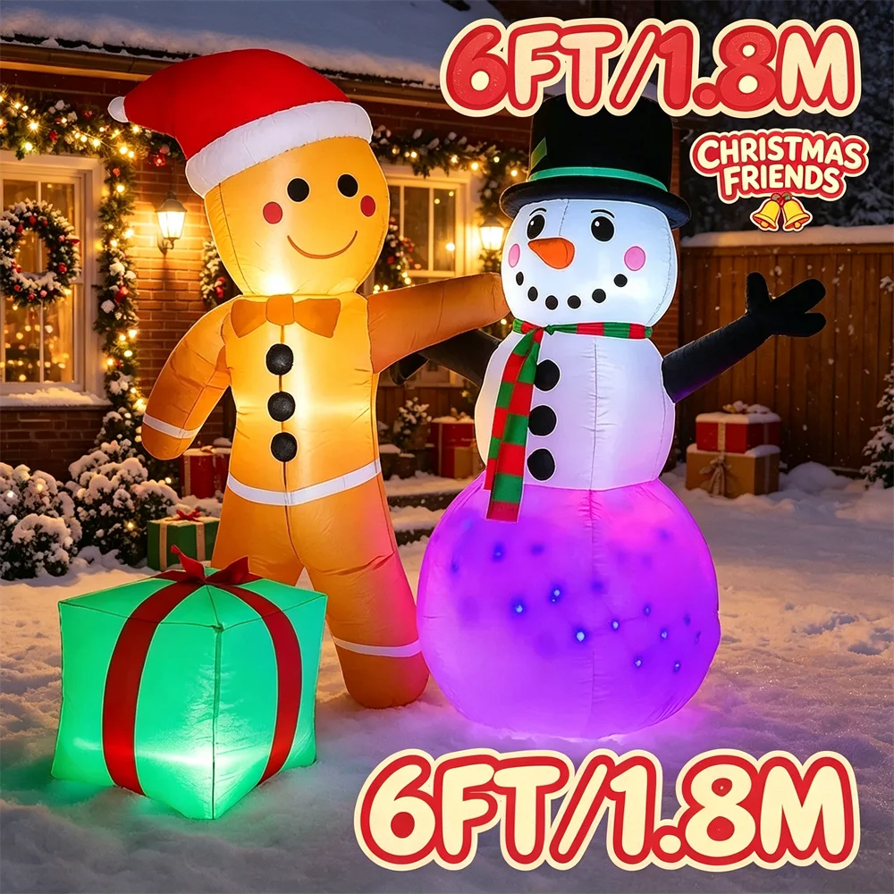 6ft-christmas-inflatable-toy-gingerbread-man-and-snowman-outdoor-decoration-blow-up-holiday-yard-party-decor-with-gift-box