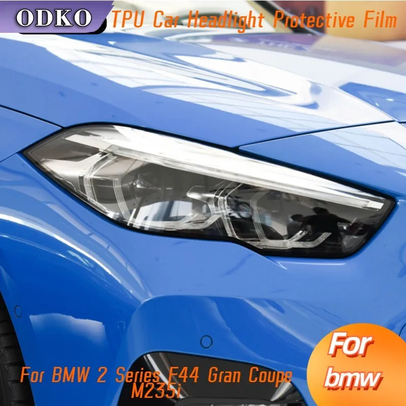 

Для BMW 2 серии F44 Gran Coupe M235i Автомобильная фара ТИНТ Черная защитная пленка защита прозрачная ТПУ стикер аксессуары