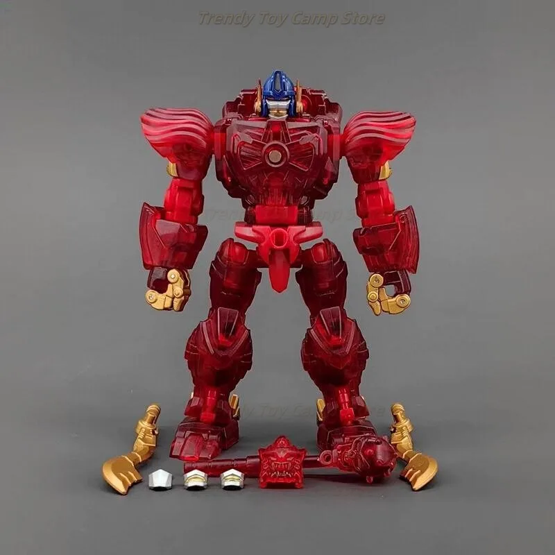 

【В наличии】Маленькая деформирующая игрушка ROBOTtoys RT-01 Цезарь Горилла Капитан Красная прозрачная модель Украшения Подарочная коллекция