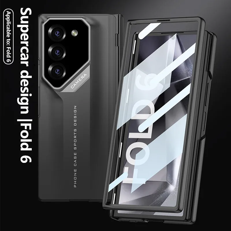 

Magnetic Folding Supercar Design Fall Protection Case Cover For Samsung Galaxy Z Fold 6 5G Z Fold6