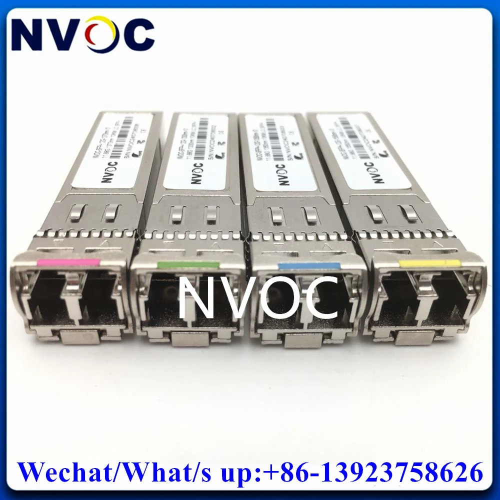 Dual Fiber Optic Transceiver Module,12G,4K Video,1270,1290,1310,1330,1350,1370,1390,1390,1410,1430,1450nm,SFP + CWDM 20km Duplex