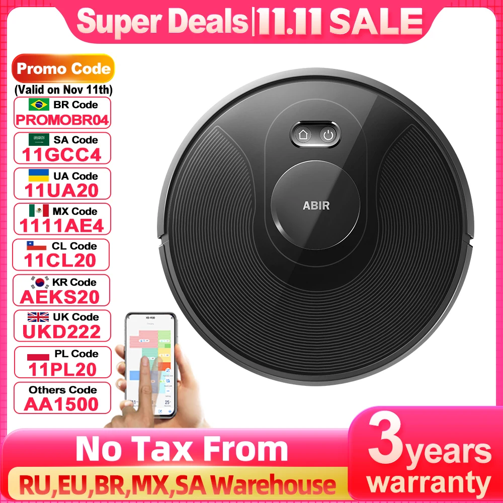 X8 Laser Robot Vacuum with Zone Cleaning