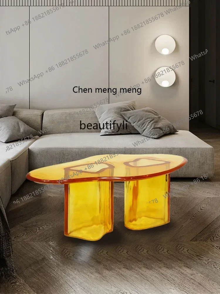 

Affordable Luxury Style Tea Table Shopping Mall Store Sofa Side Table Mini Model Room Living Room Small Apartment Small Table
