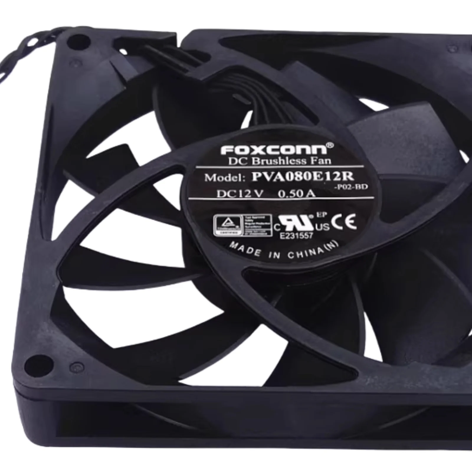 80mm PWM 팬 방열판 쿨러 방열판 8015 PVA080E12R 8CM PWM 냉각 팬, 12V 0.5A 단일 볼 베어링 슬림