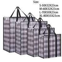 Extra Large Hand-Held Folding Travel Bag Thickening Large Capacity Waterproof Luggage Storage Bag, Moving Packing Woven Bag 3