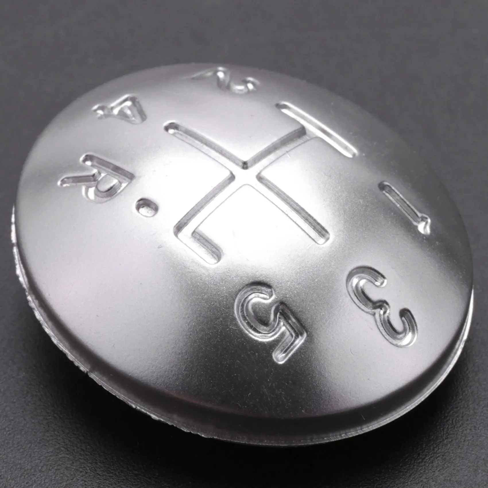 5 Speed Gear Shift Knob Cap Cover For Scenic Chrome Plastic Auto Auto