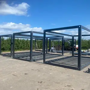 Pré-fabricado galvanizado pintado Container casa, Metal montado Frame, 20ft 6 principais vendas prefabricado casa - №1