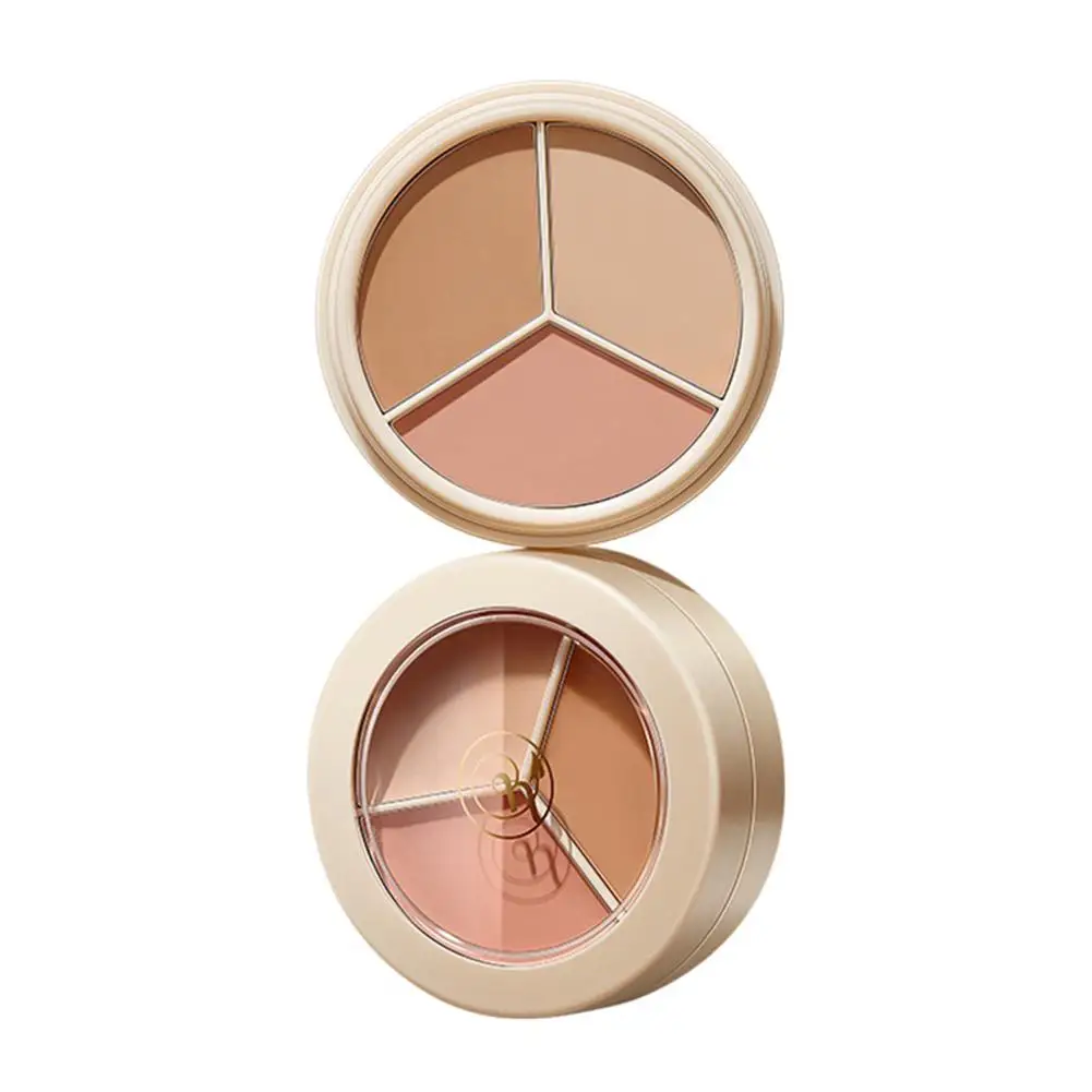 3-Farben-Concealer-Palette profession elles Make-up Gesicht Gesicht Punkt Augen Foundation Cover Concealer vollständige Basis abdeckung entsprechend c0s2