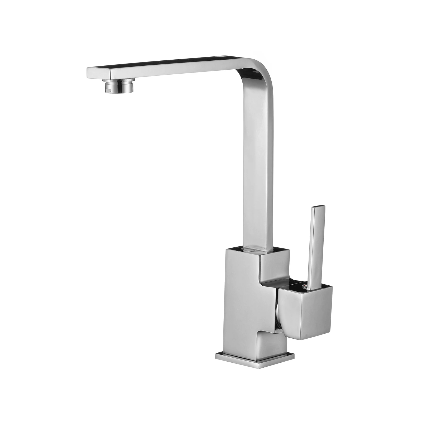 Modern Classic Hot Chrome Single Handle Brass Kitchen Faucet Mixer Kitchen Tap