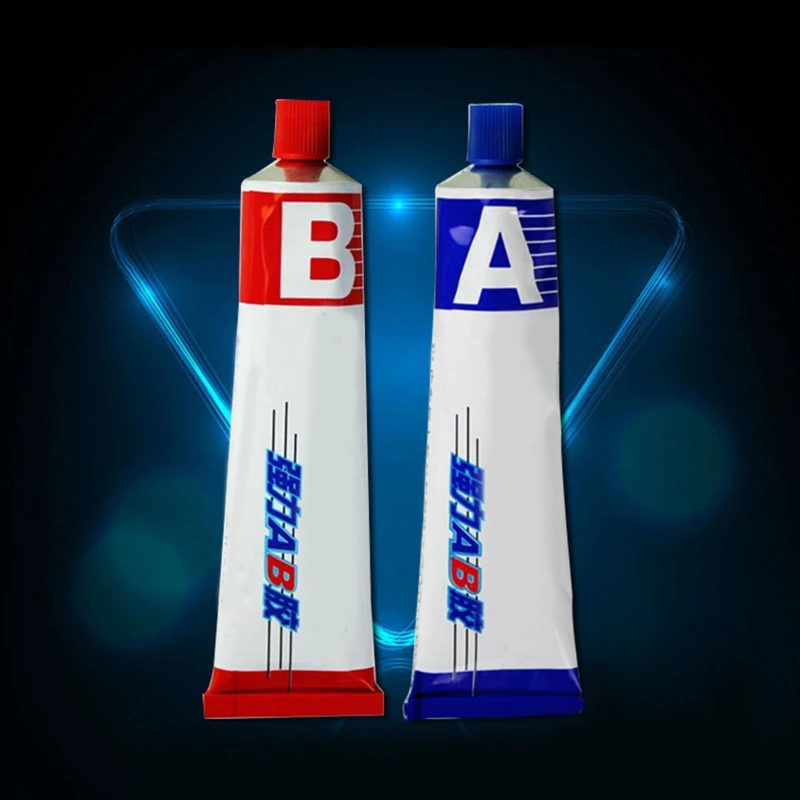 2Pcs Strong Adhesive Gel Industrial Heat Resistance Cold Weld Metal Repair Paste A&B Adhesive Gel
