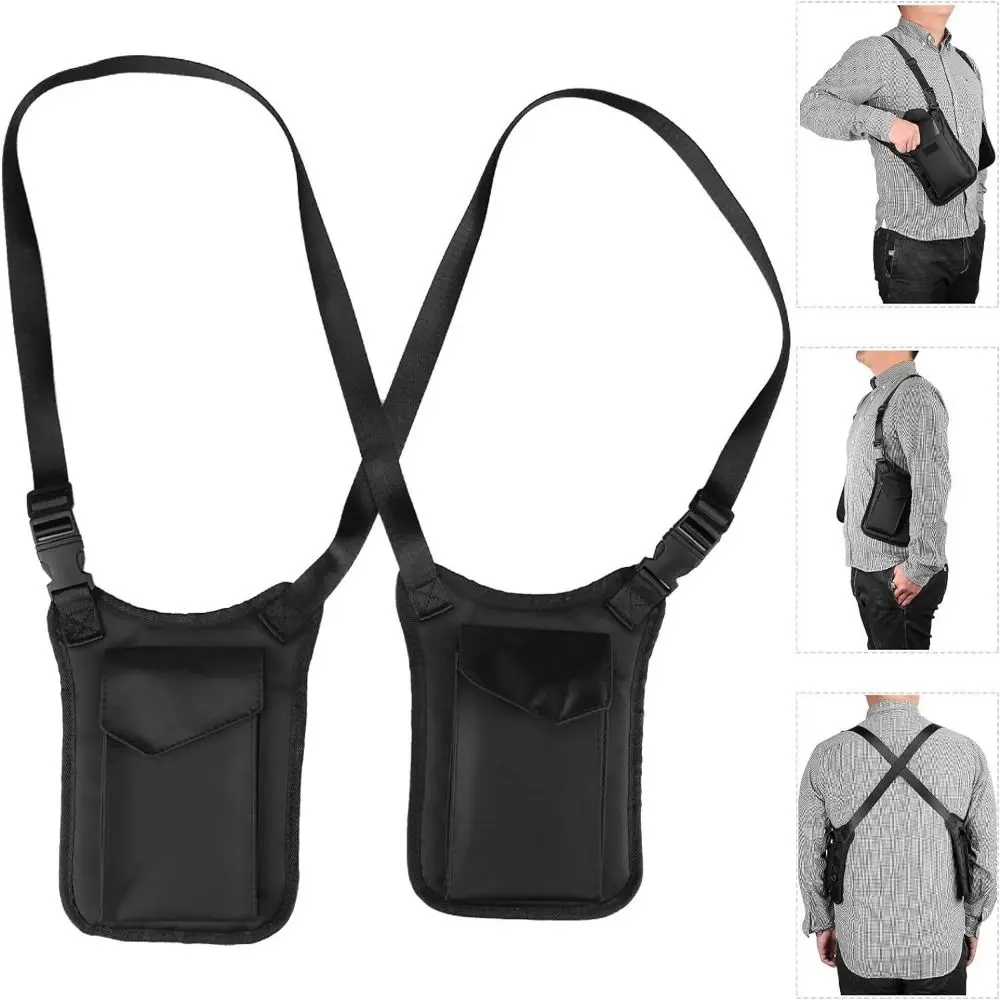 Large Capacity Underarm Hidden Bag Adjustable Shoulder Straps Shoulder Bag Anti Theft Bag Terylene Light Weight Underarm Wallet