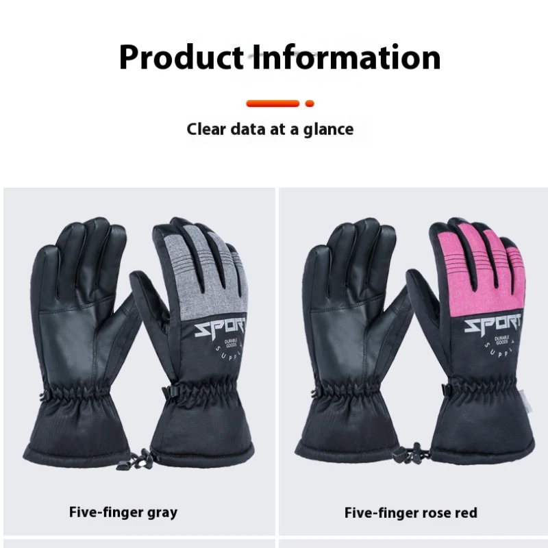 M/L/XL 男性女性冬スキーグローブ防水タッチスクリーンスノーボードグローブオートバイ乗馬雪暖かい防風サイクリンググローブ