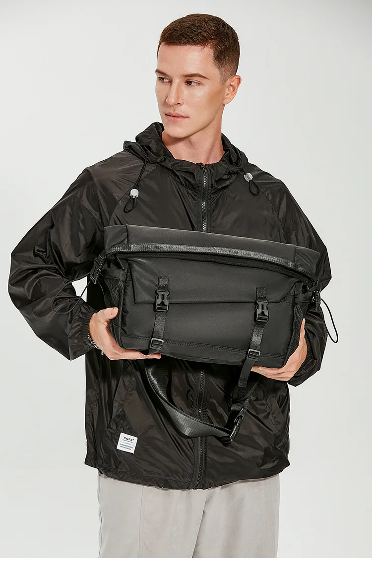 السببية النايلون الكتف رجل حقيبة اليابانية المراهقين مدرسة كمبيوتر محمول حبال حقيبة رجالية الشارع الشهير السفر حقيبة كروس حقيبة ساع للرجال