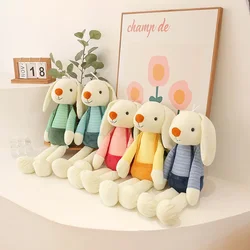 110cm Cute Bunny Plush Toy Small Doll Throw Doll Soft Stuffed Animal Sleeping Pillow Cushion Christmas Gifts for Kids and Girls
