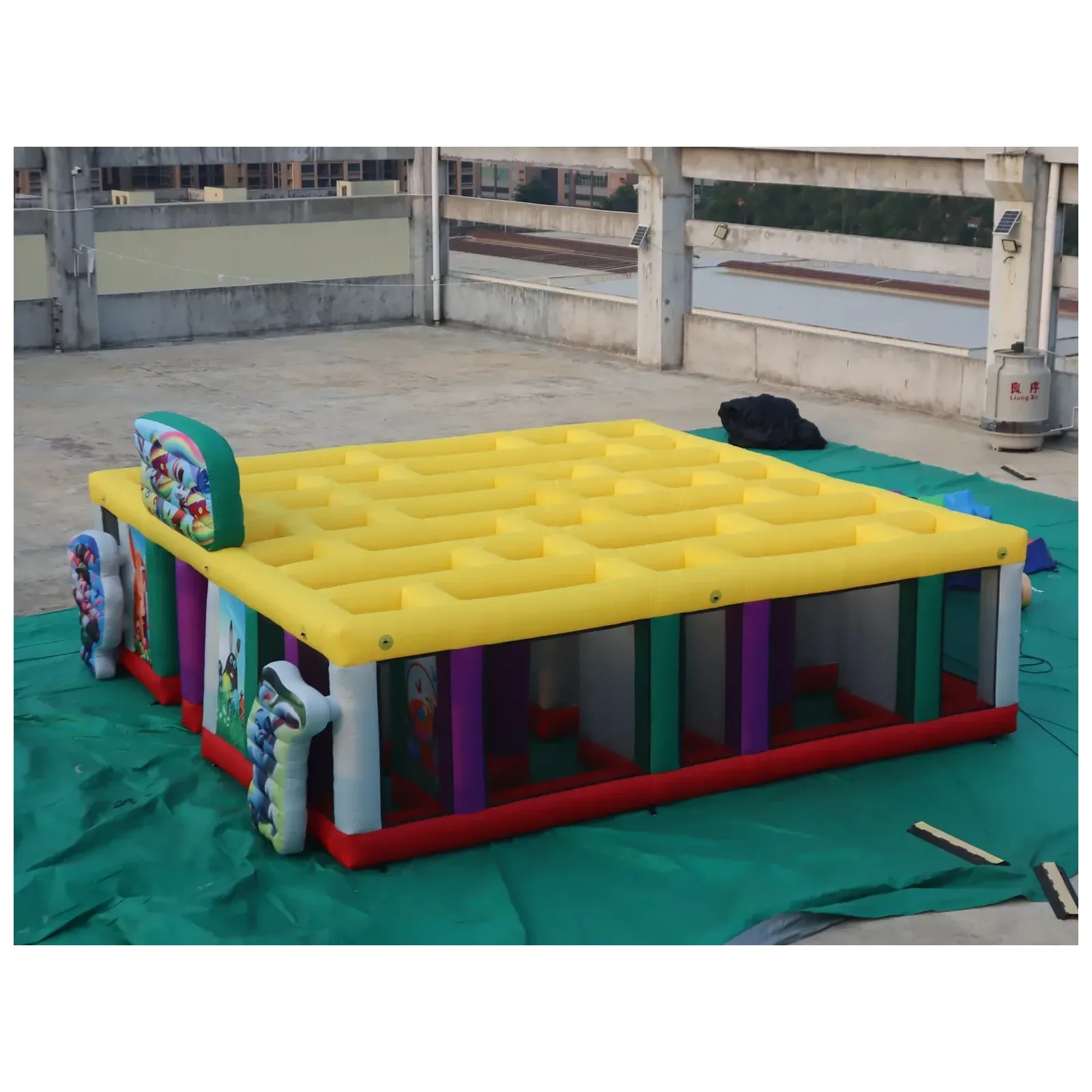 Labirin Tiup Kustom Bertema Pa - Hunting Outdoor Game ulasan dan harga