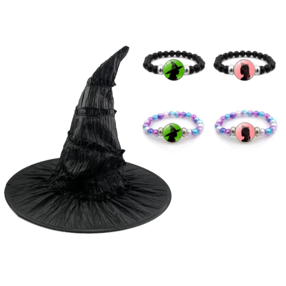 

Wicked Elphaba Galinda Movie Friendship Matching Bracelet Male and Female Student Creative Beaded Bracelet Gifts