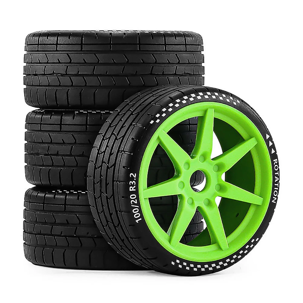 

4PCS for 1/7 ARRMA Off-Road F1 1/7KM Rally Hongnuo X3GT 1/8 Flat Run Tires GT Tires D364 rc car