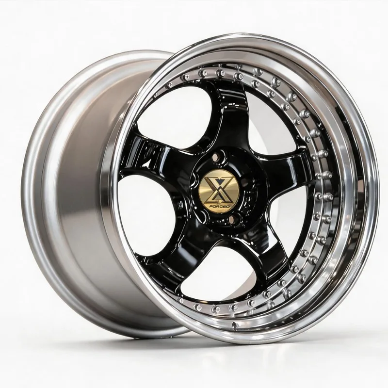 【2026】XJ New 3 Piece 17 - 24inch Drawing 5x112 5x120 5x114.3mm Deep Lip Forged Wheels Rims Design Drawings For BMW Audi Benz Fer