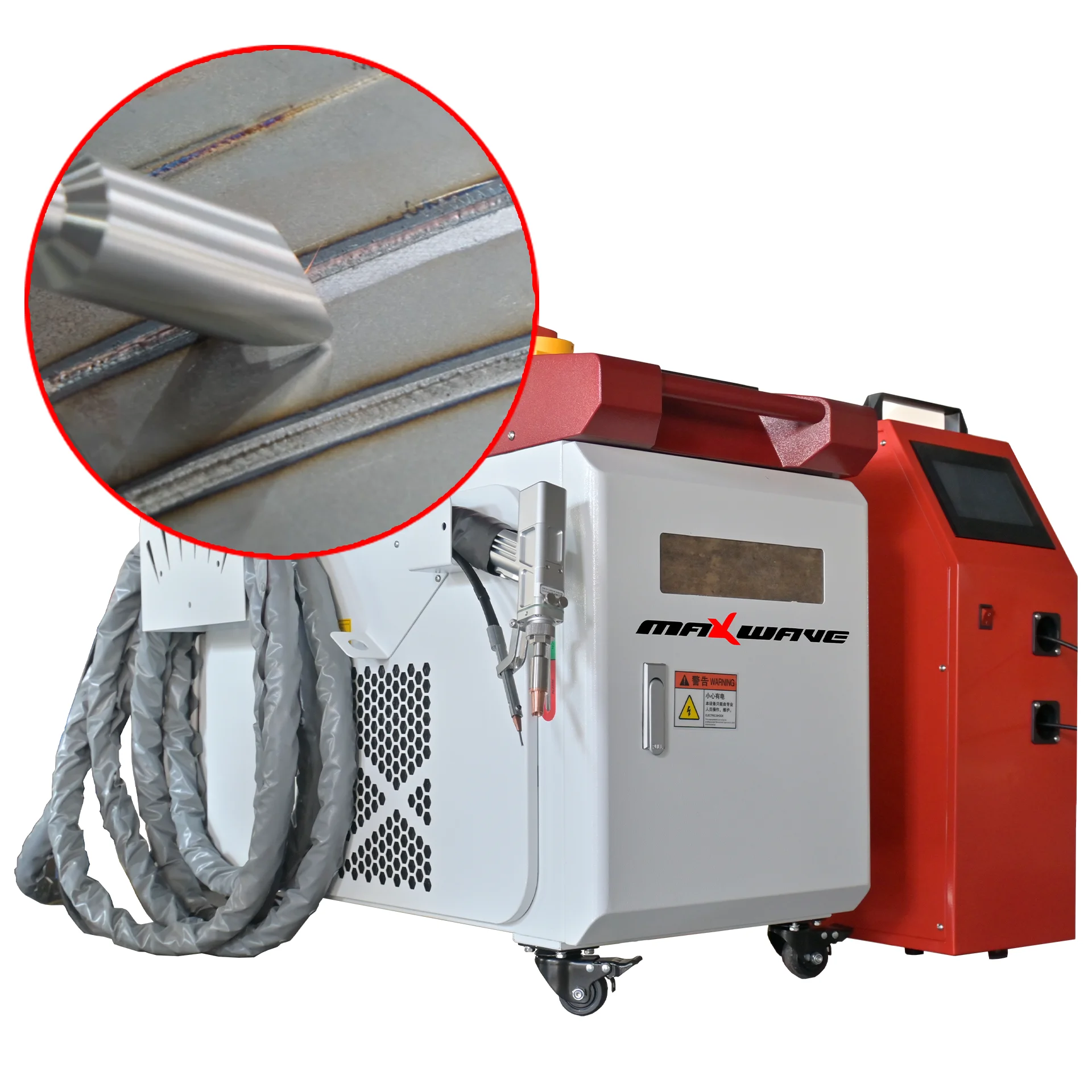 High-accuracy laser welders 1500W 2000W handheld laser welder Fiber Laser Welder with Wire Feeder Built-in Water-cooling System