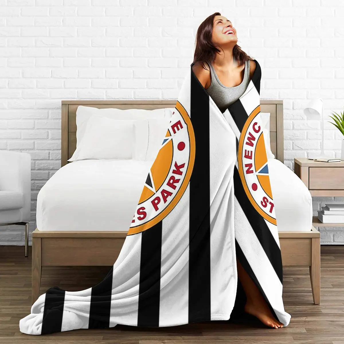 Magpies Newcastle - Newcastle Magpies Blankets Flannel Lightweight Sofa Throw Blankets For Couch Bedding Office Throws Bedspread