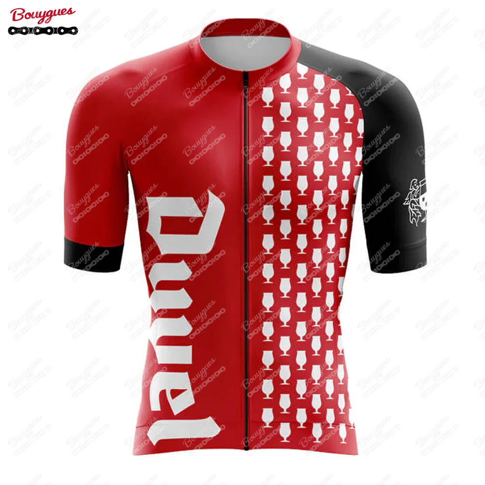 Duvel Cycling Jersey for Men Short Sleeve Reflective MTB Maillot Downhill Pro Team Mountain Bicycle Clothing Summer New