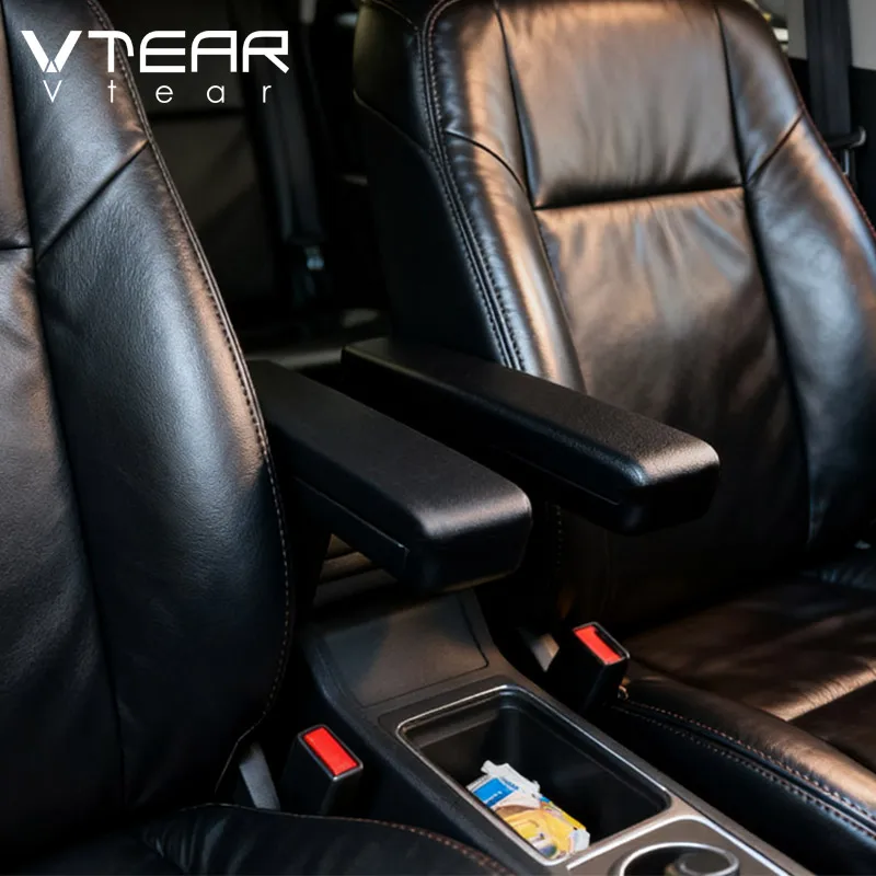 

Vtear Universal Car Truck Armrest Height Adjustable ABS Front Seat Center Console Storage Box Arm Rest Interior Accessories