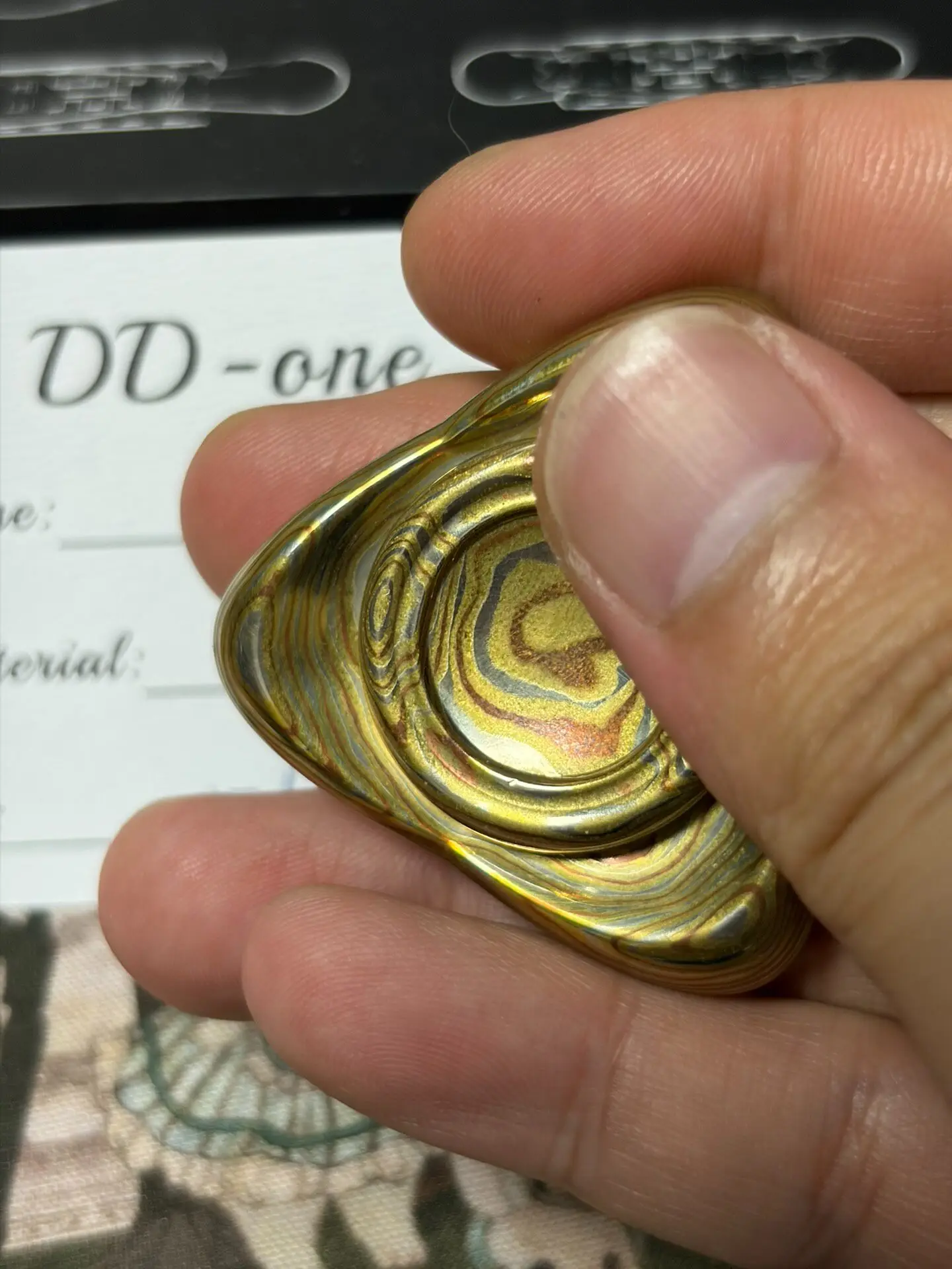 Used DDedc Genuine Crossing, Bronze Horse, Out of Print Limited Edition, Fingertip Gyro