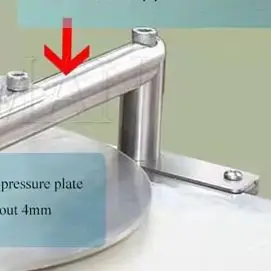 Commercial Dough Press Machine Pizza Hand Grabbing Cake Flat Cake Biscuits Meat Clip Round Manual Hand Pressed