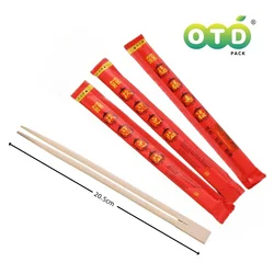 Chinese Restaurant Bamboo Chopsticks Premium Disposable Chopsticks Individually Wrapped Multi Pack Japanese Sushi Chopsticks