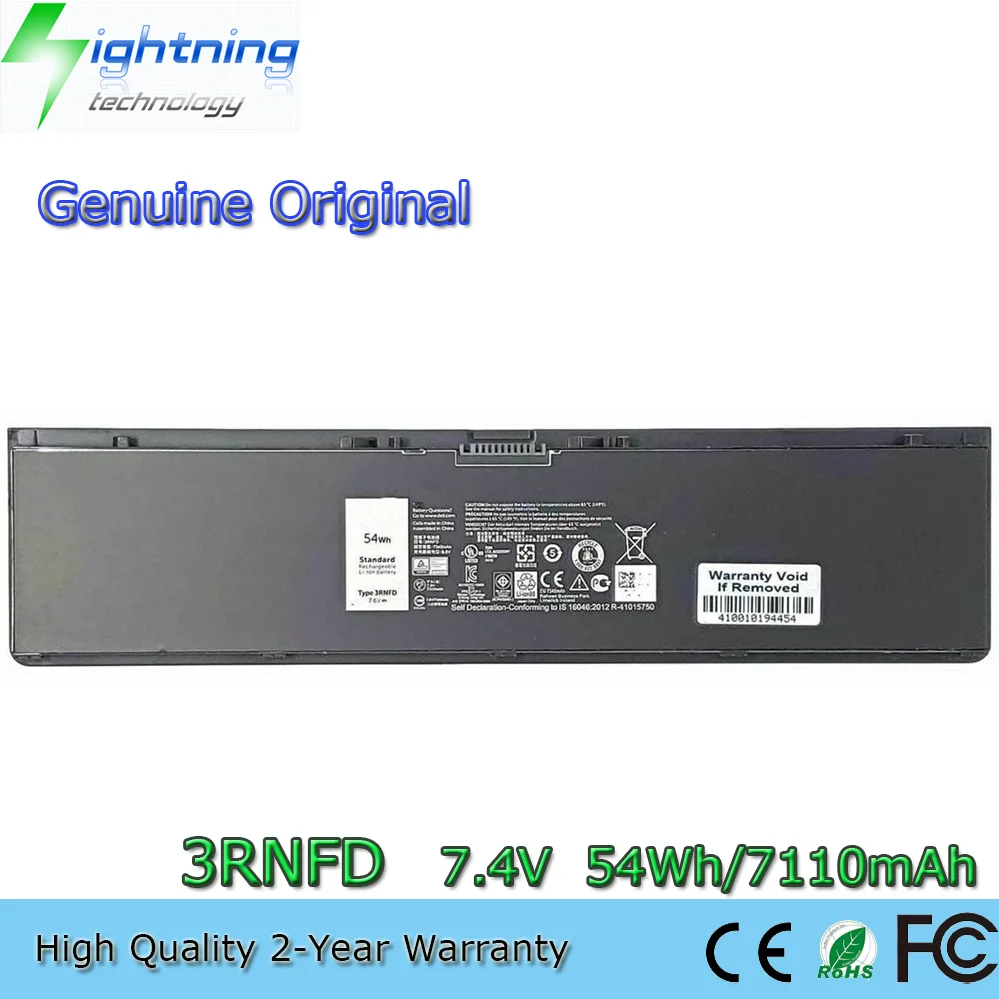

Совершенно новый оригинальный аккумулятор для ноутбука 3RNFD 7,4 В 54 Втч для Dell Latitude 14 7000 E7440 E7450 E7420 5K1GW F38HT