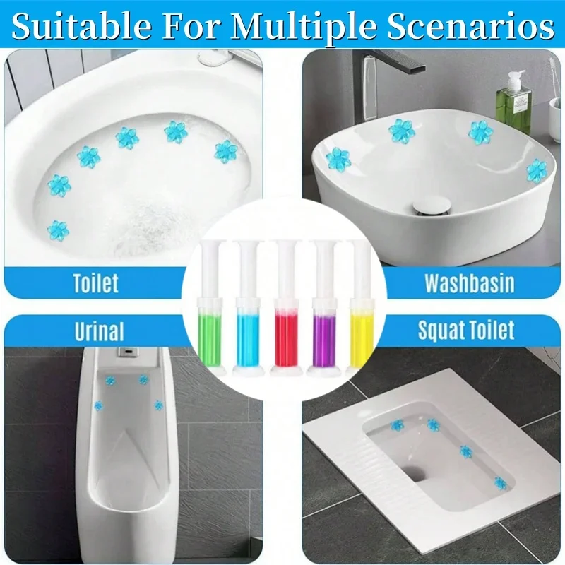 3 قطعة جل منظف المرحاض زهرة طازجة العطرية استنزاف المرحاض تنظيف المنظفات معطّر الهواء إزالة الروائح أدوات الحمام المنزلية