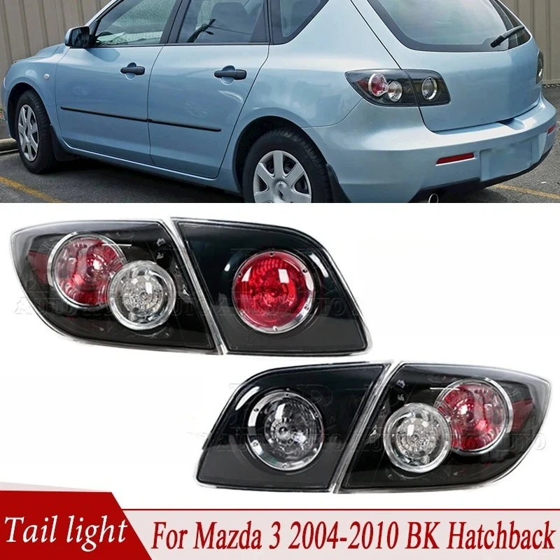

Задний фонарь в сборе для Mazda 3 BK Hatchback 2004-2010, задний указатель поворота, стоп-сигнал, автомобильные аксессуары 216-1984L-UQ 216-1984R